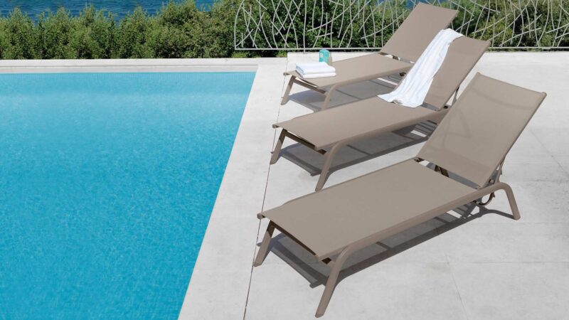Chaise Longue Dexterieur Confortable Bain De Soleil Ideal Pour Jardin Et Terrasse 1
