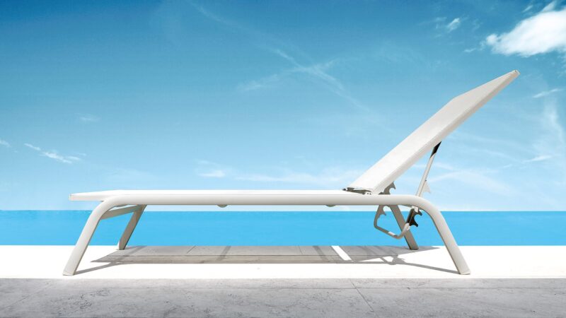 Chaise Longue Dexterieur Confortable Bain De Soleil Ideal Pour Jardin Et Terrasse 2
